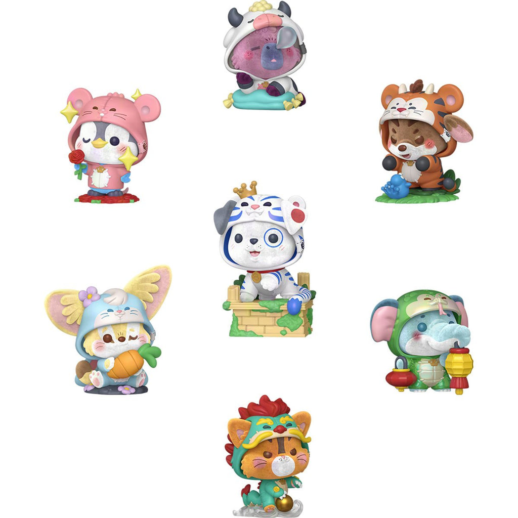 KiguZoomies Premium Vinyl Figure Display Case of 6