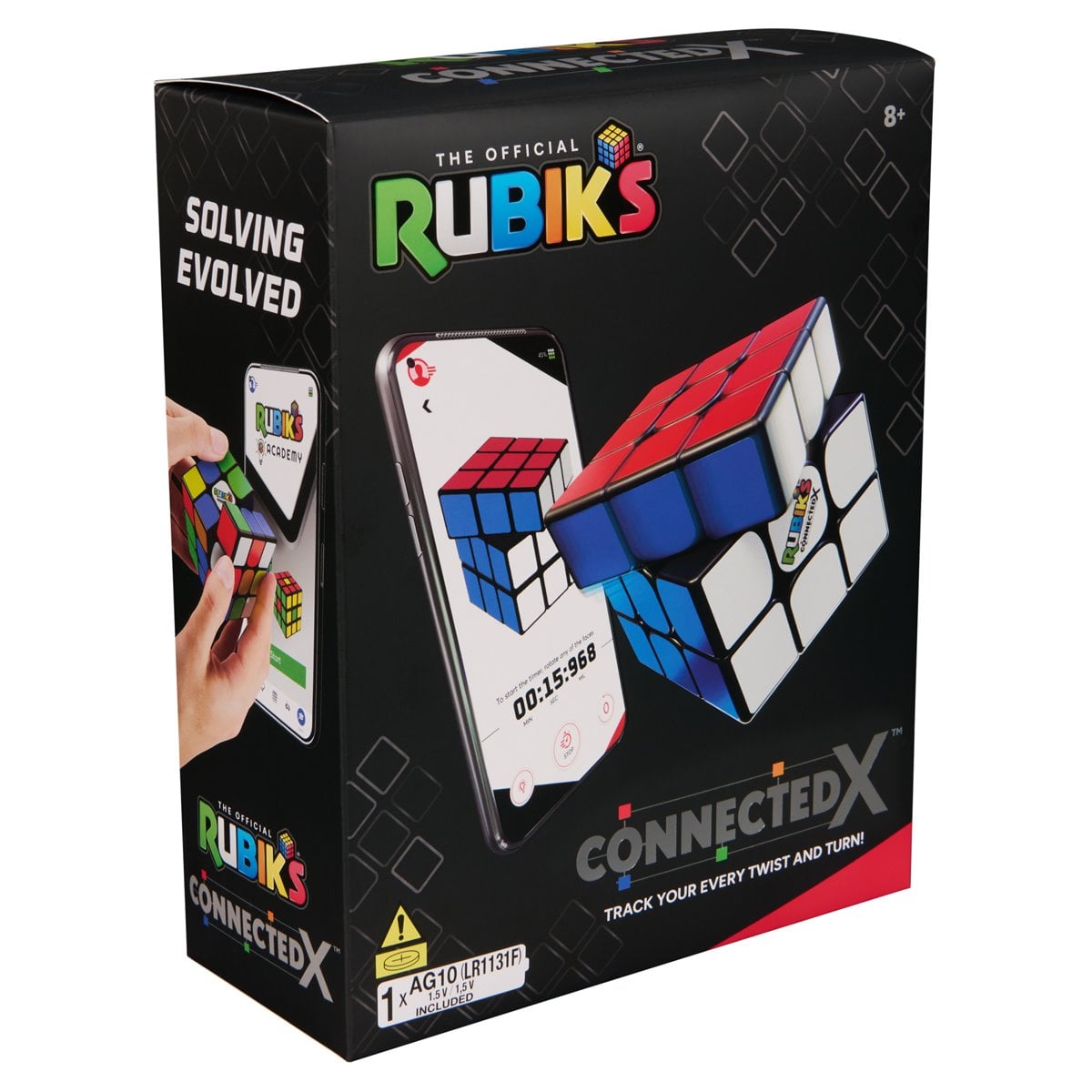 Original Rubik's Cube Connected Bluetooth-Enabled 3x3 Speed Cube with Guided Learning App