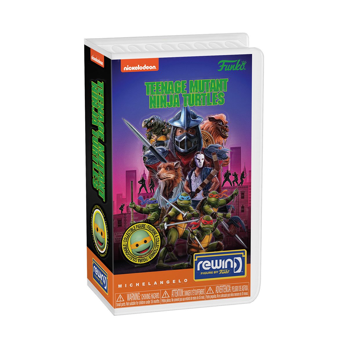 Teenage Mutant Ninja Turtles: The Movie Michelangelo Funko Rewind Vinyl Figure