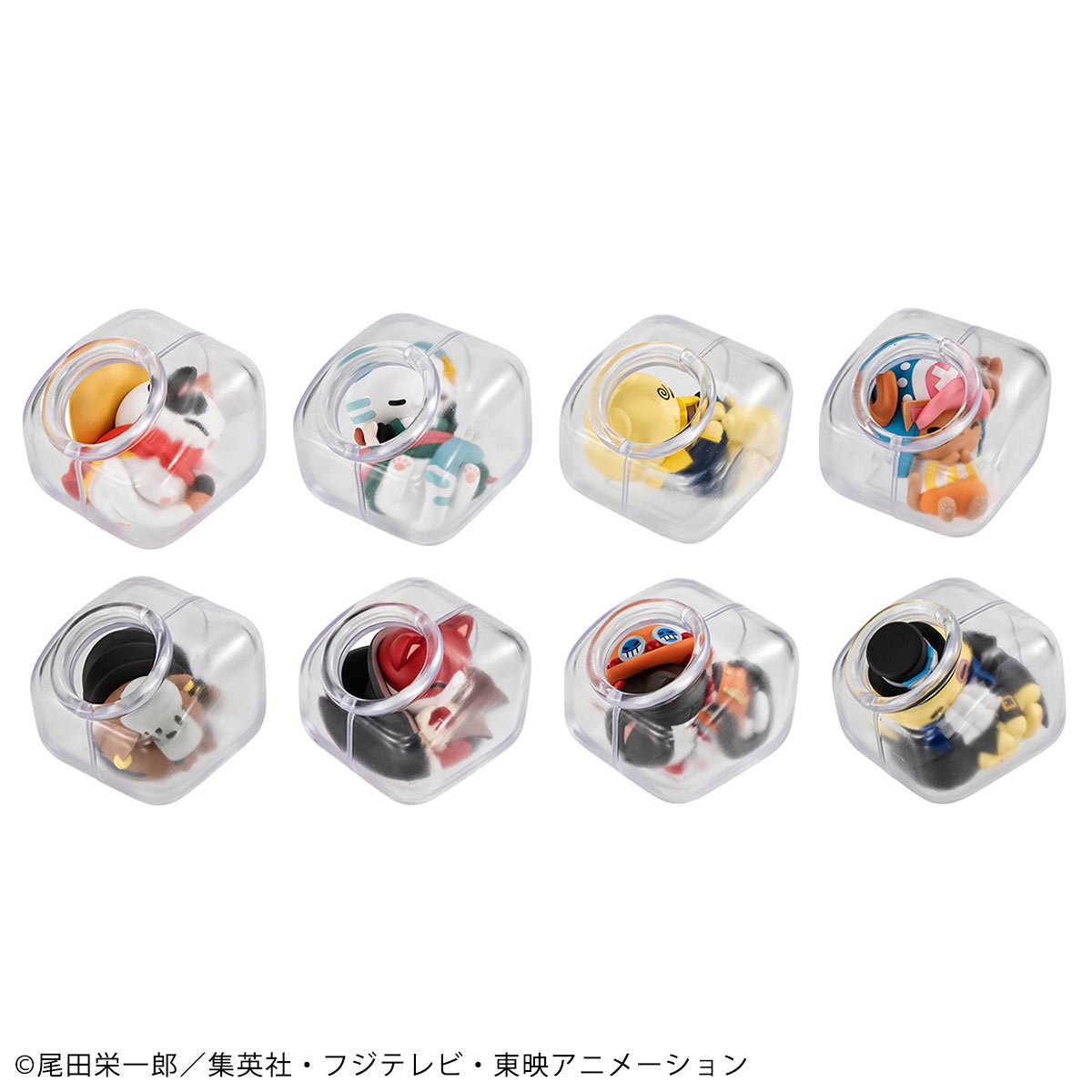 One Piece Good Night NyanPieceNyan! Mega Cat Project Blind-Box Mini-Figure Case of 8