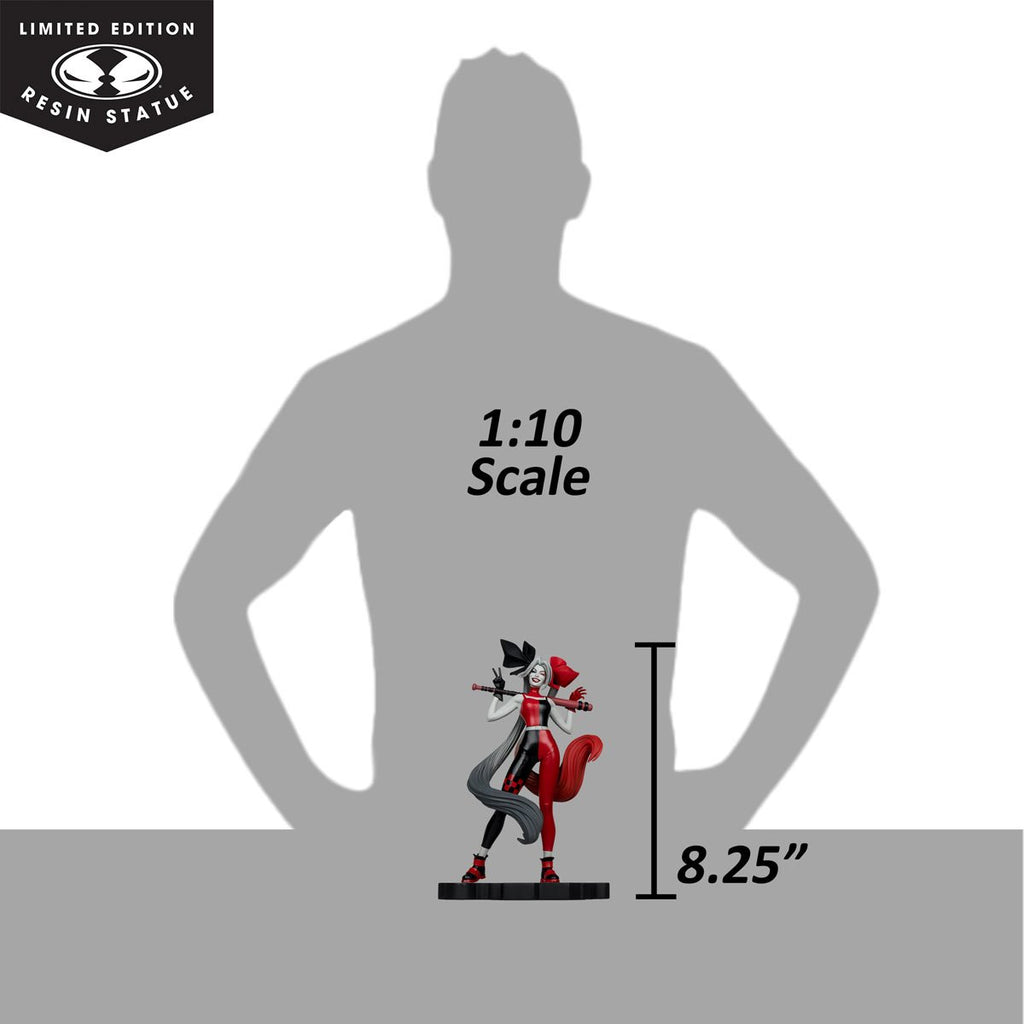 DC Direct Harley Quinn by Alex Garner Harley Quinn: Red, White, and Black 1:10 Scale Resin Statue