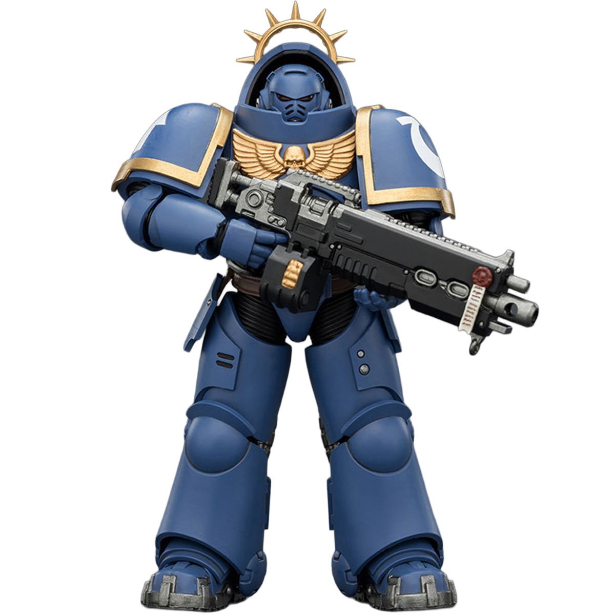 Joy Toy Warhammer 40K Space Marines Game Edition Ultramarines Intercessor Bolt Rifle & Pistol 1:18 Scale Action Figure