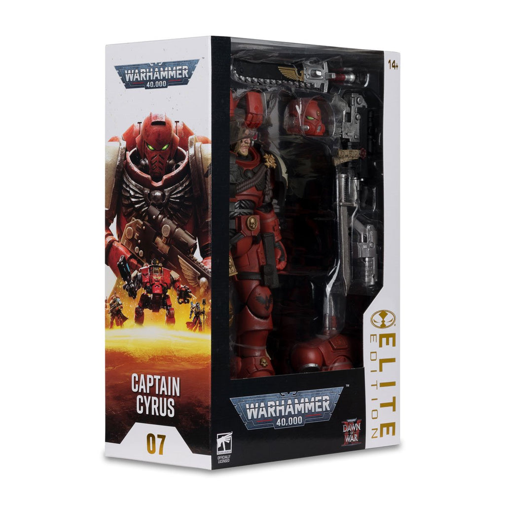 Warhammer 40,000 Captain Cyrus Dawn of War 4 McFarlane Elite Edition #7 7-Inch Deluxe Action Figure