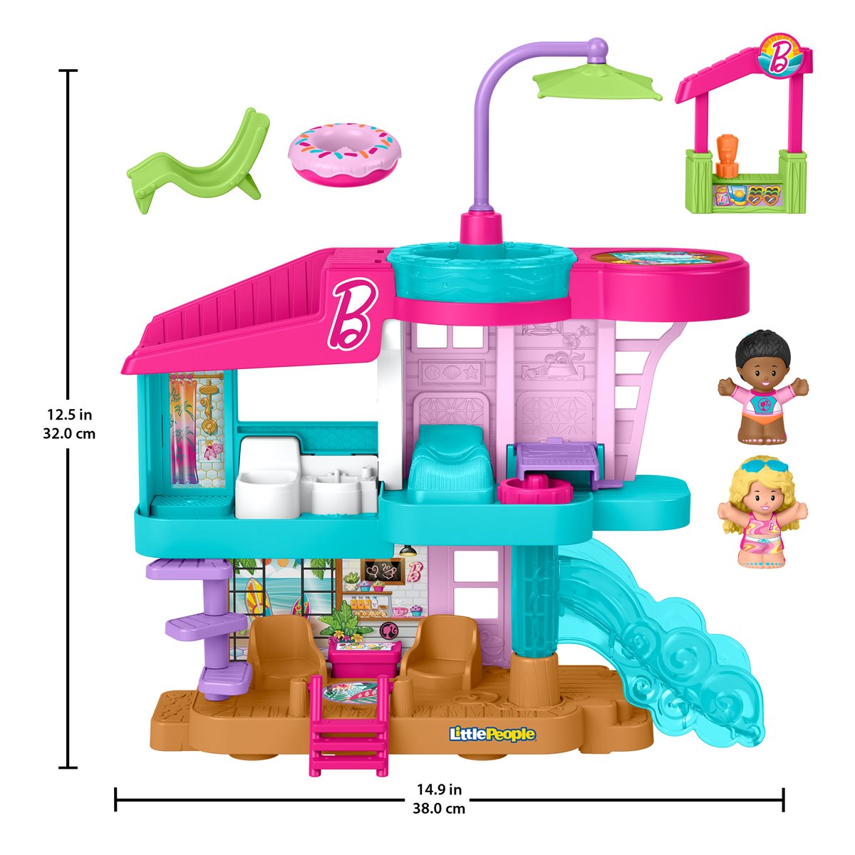 Barbie Little People Beach House Playset