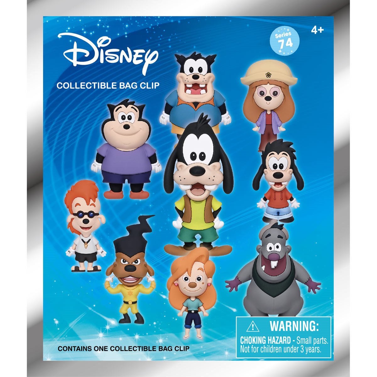 A Goofy Movie Series 74 3D Foam Bag Clip Display Case of 24