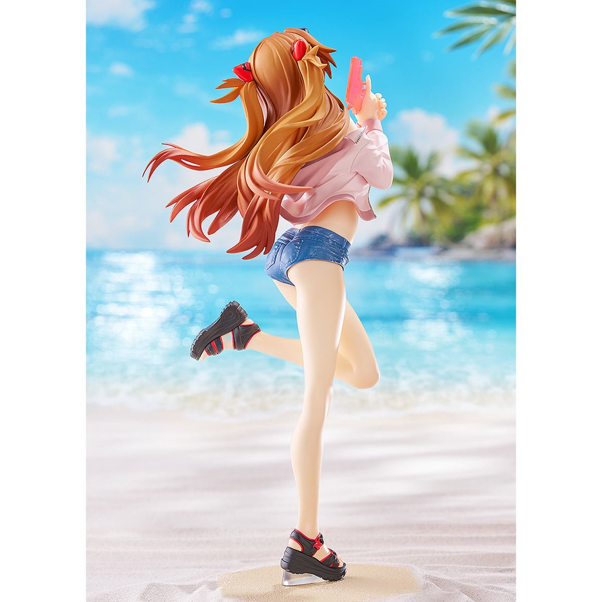 Rebuild of Evangelion Asuka Shikinami Langley Beach Queens Pop Up Parade L Statue