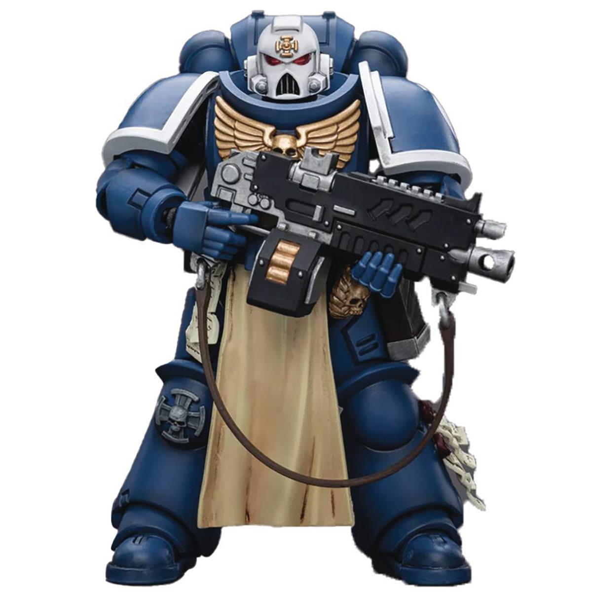 Joy Toy Warhammer 40,000 Ultramarines Sternguard Veteran with Auto Bolt Rifle 1:18 Scale Action Figure