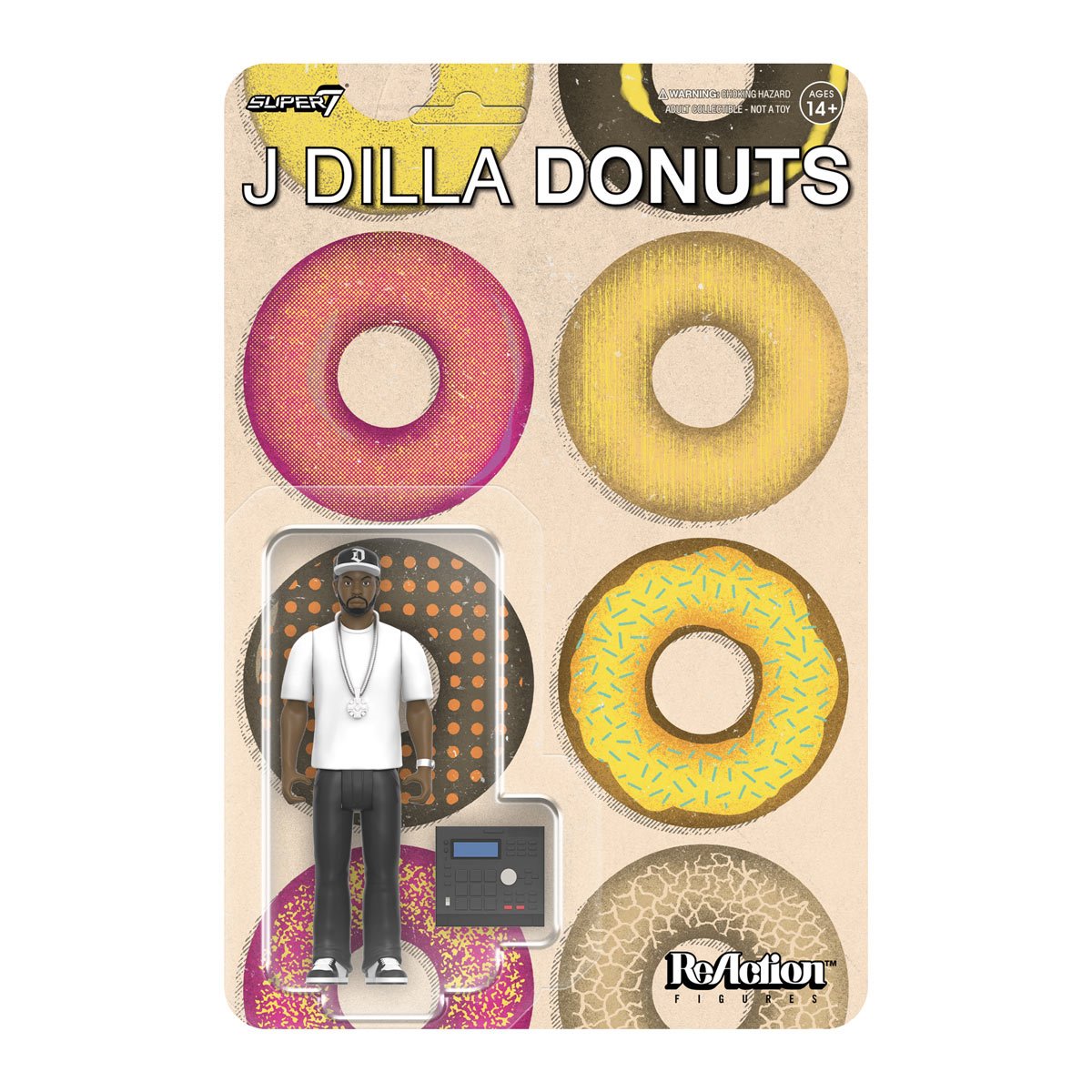 J Dilla (Donuts) 3 3/4-Inch ReAction Figure