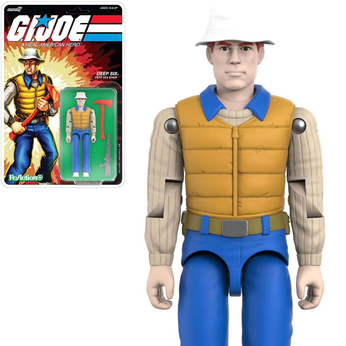 G.I. Joe Deep Six (Comic) 3 3/4-Inch ReAction+ Figure