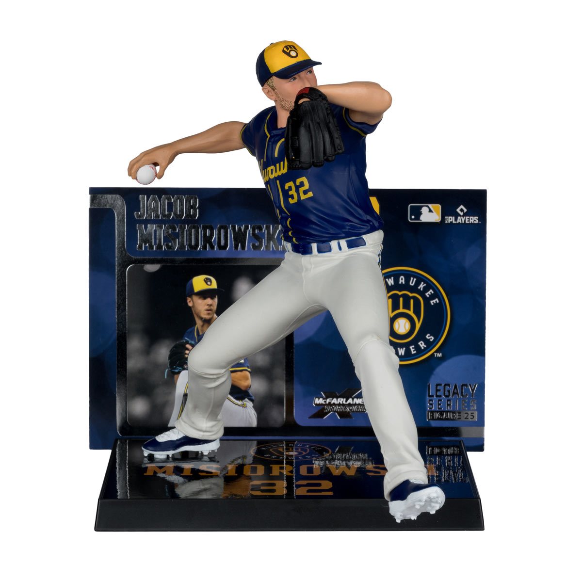 MLB SportsPicks Milwaukee Brewers Jacob Misiorowski 7-Inch Posed Figure
