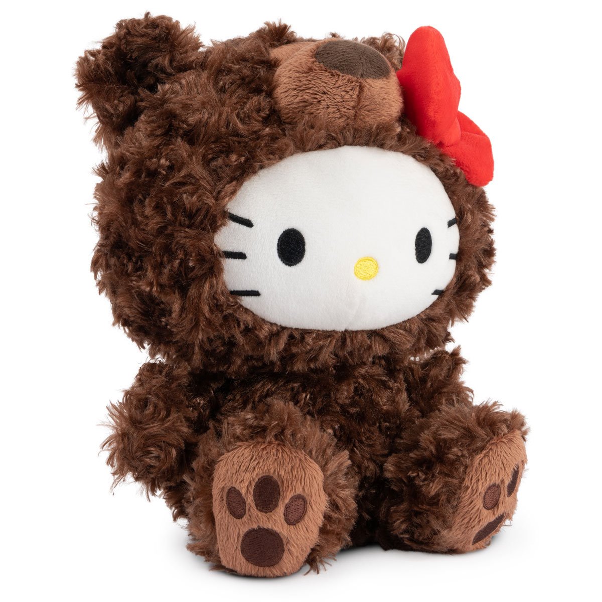 Sanrio Hello Kitty Philbin Brown Teddy Bear 10-Inch Premium Stuffed Animal Plus