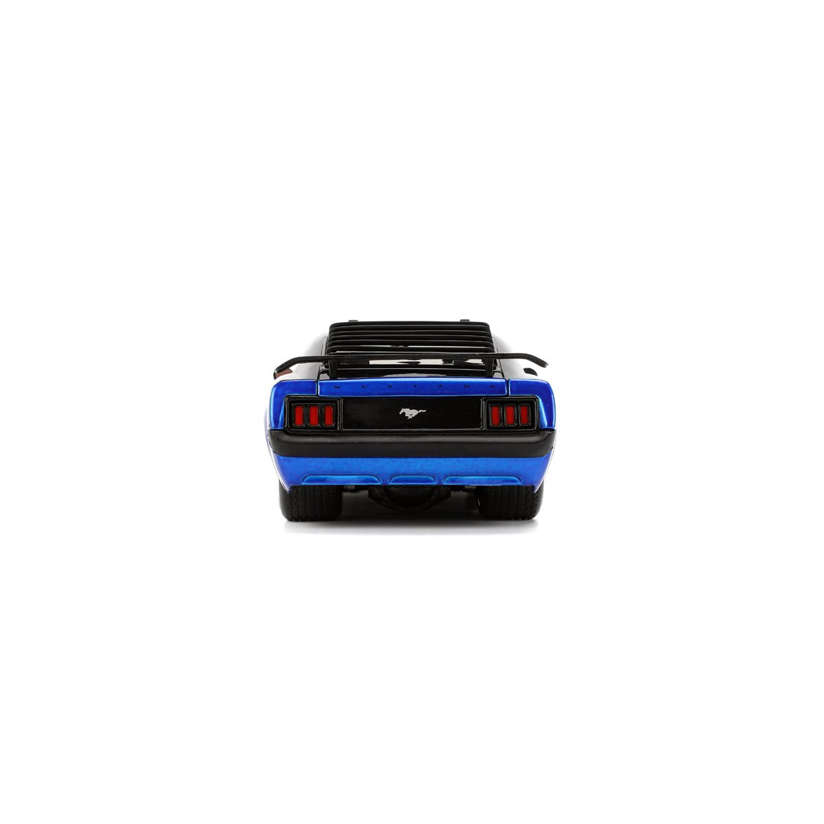 Bigtime Muscle 1970 Ford Mustang Boss 429 Blue Candy Blue with Flames 1:24 Scale Die-Cast Metal Vehicle