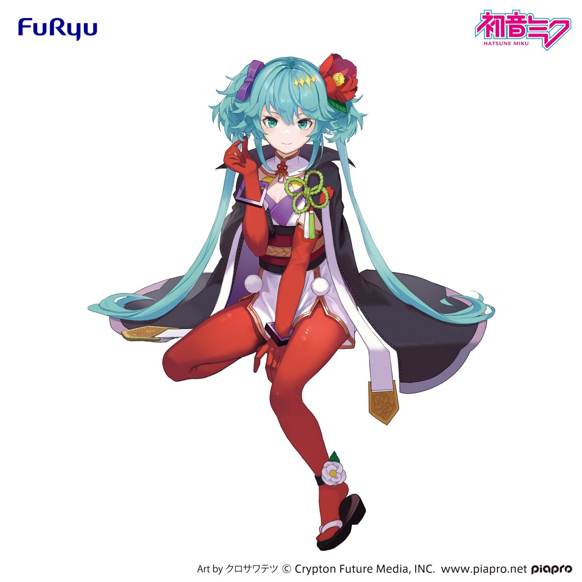 Vocaloid Hatsune Miku Flower Fairy Camellia Noodle Stopper Statue