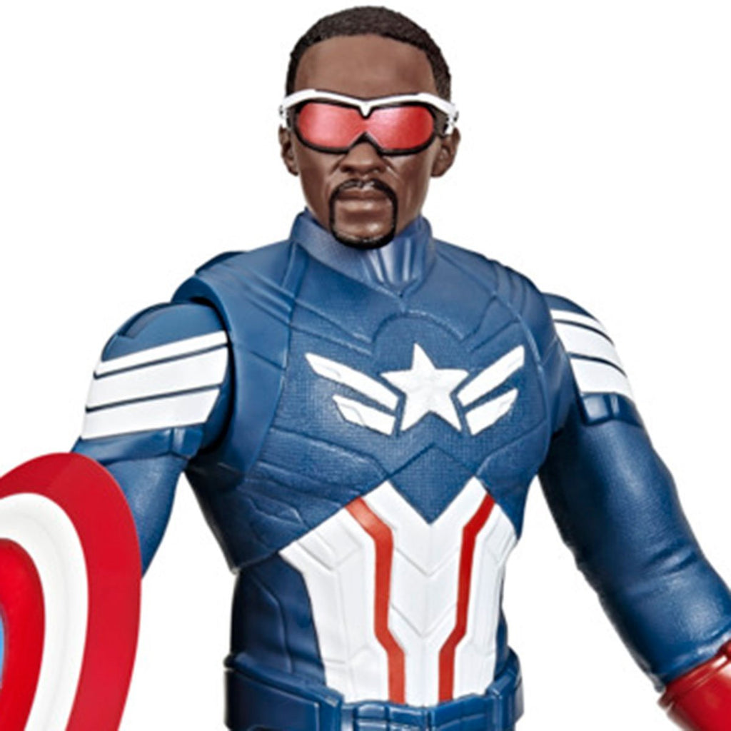 Captain America Brave New World Titan Hero Series 12-Inch Captain America Action Figure