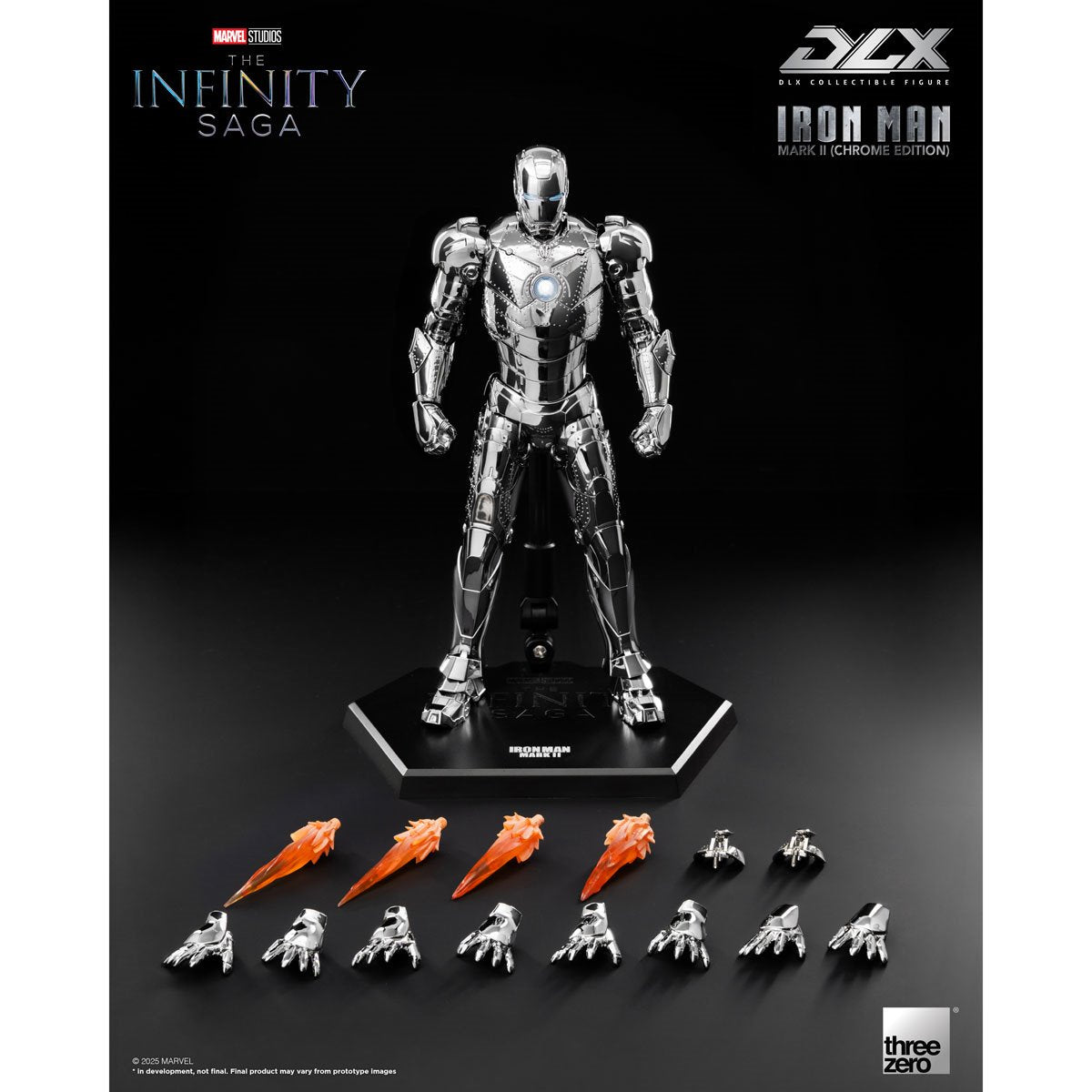 Marvel Studios: The Infinity Saga Iron Man Mark 2 Chrome Edition DLX Action Figure