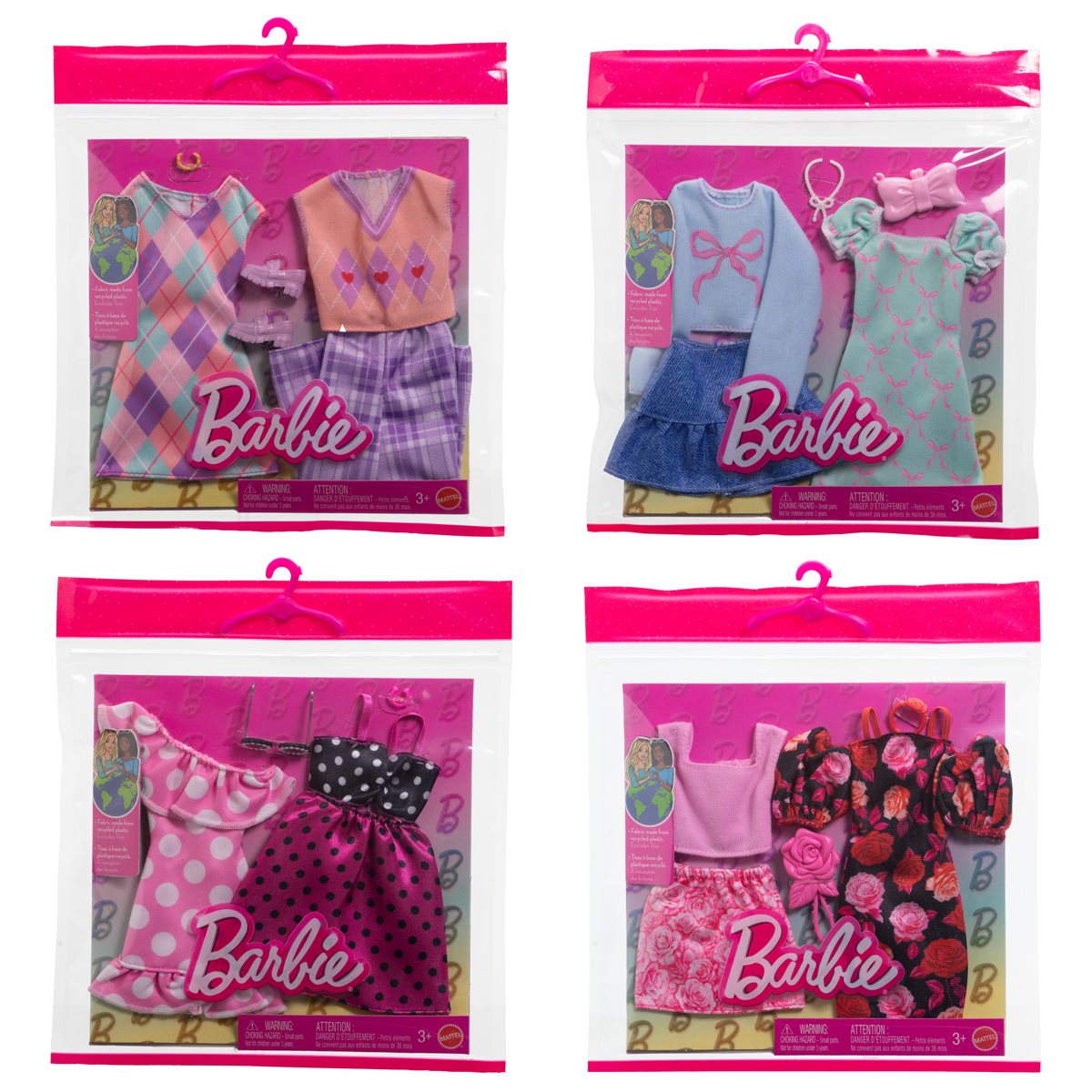 Barbie Fashion 2-Pack Case of 8