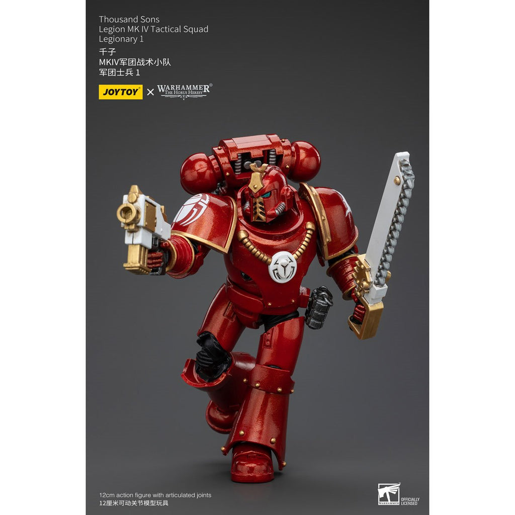 Joy Toy Warhammer 40,000 Thousand Sons Legion MK IV Tactital Squad Legionary 1 1:18 Scale Action Figure