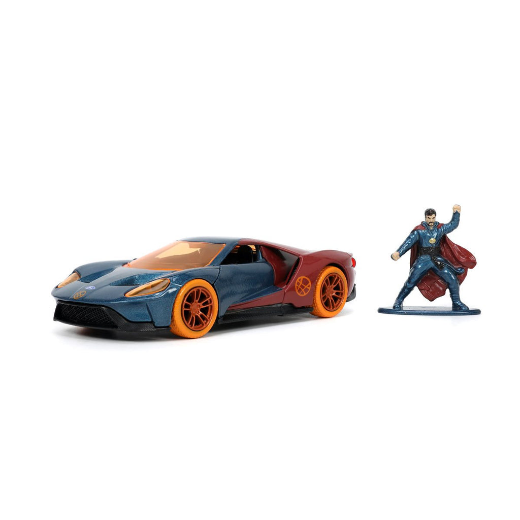 Avengers Doctor Strange Hollywood Rides 2017 Ford GT 1:32 Scale Die-Cast Metal Vehicle with Figure