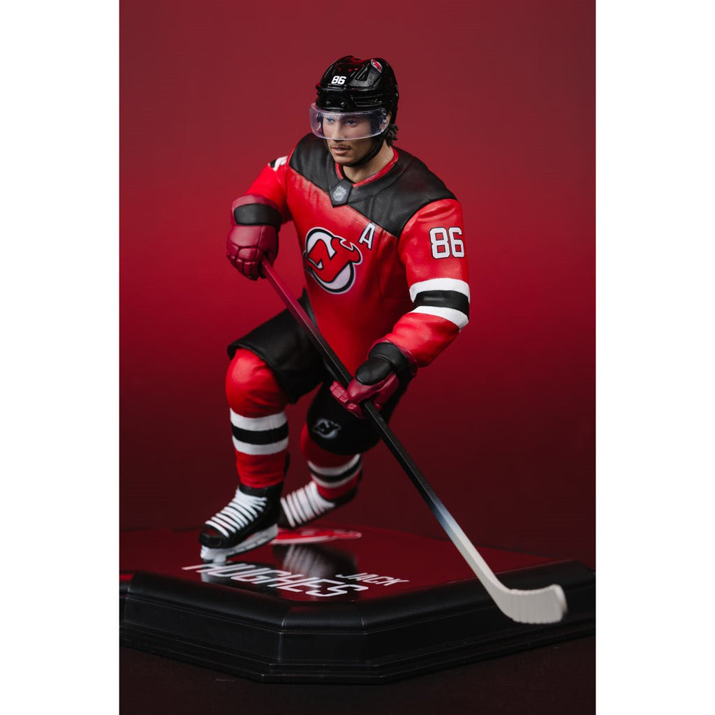 NHL SportsPicks New Jersey Devils Jack Hughes 7-Inch Posed Figure