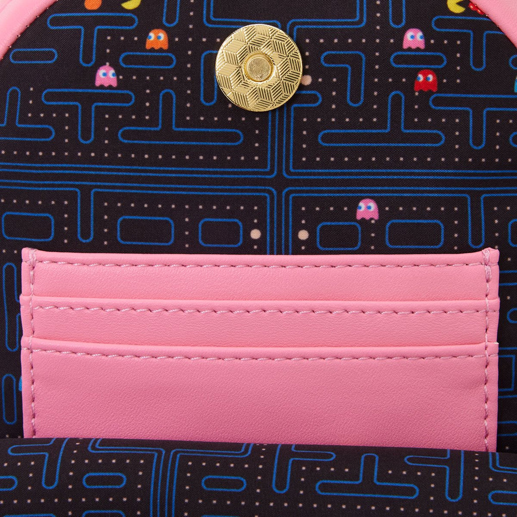 Pac-Man Pinky Ghost Glow-in-the-Dark Sling Crossbody Bag