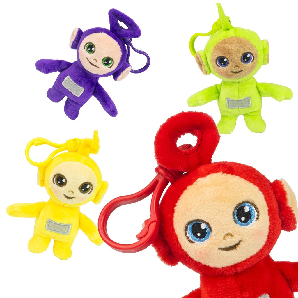 Teletubbies CheeBee Plush Clip-On Key Chain Set of 4