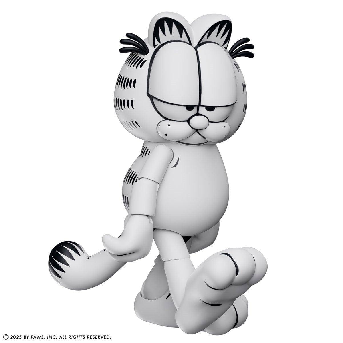 Garfield Black and White Daily Comic Strip Action Figure - Entertainment Earth Exclusive