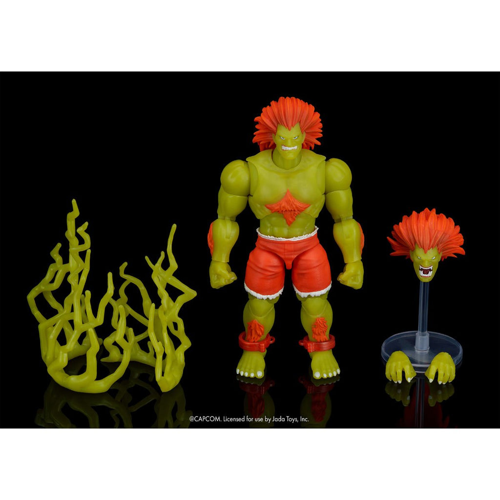 Ultra Street Fighter II Blanka Glow-in-the-Dark 6-Inch Scale Action Figure - Entertainment Earth Exclusive