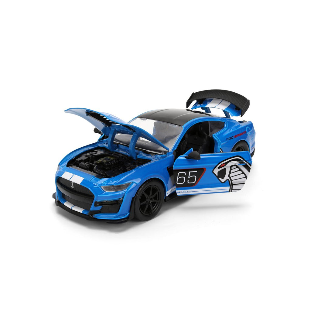 Bigtime Muscle 2020 Blue Ford Mustang Shelby GT500 1:24 Scale Die-Cast Metal Vehicle