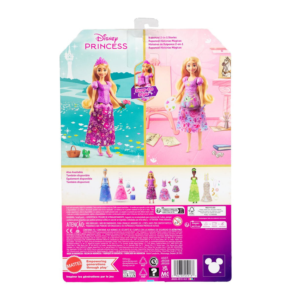 Disney Princess Rapunzel 2-in-1 Stories Fashion Doll