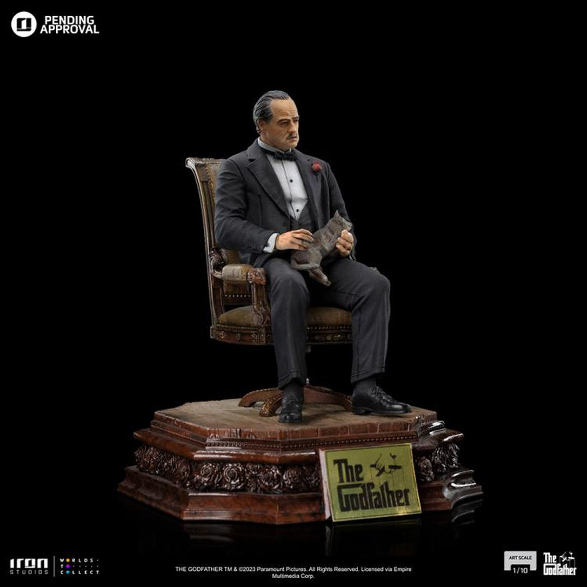 The Godfather Don Vito Corleone Limited Edition 1:10 Art Scale Statue