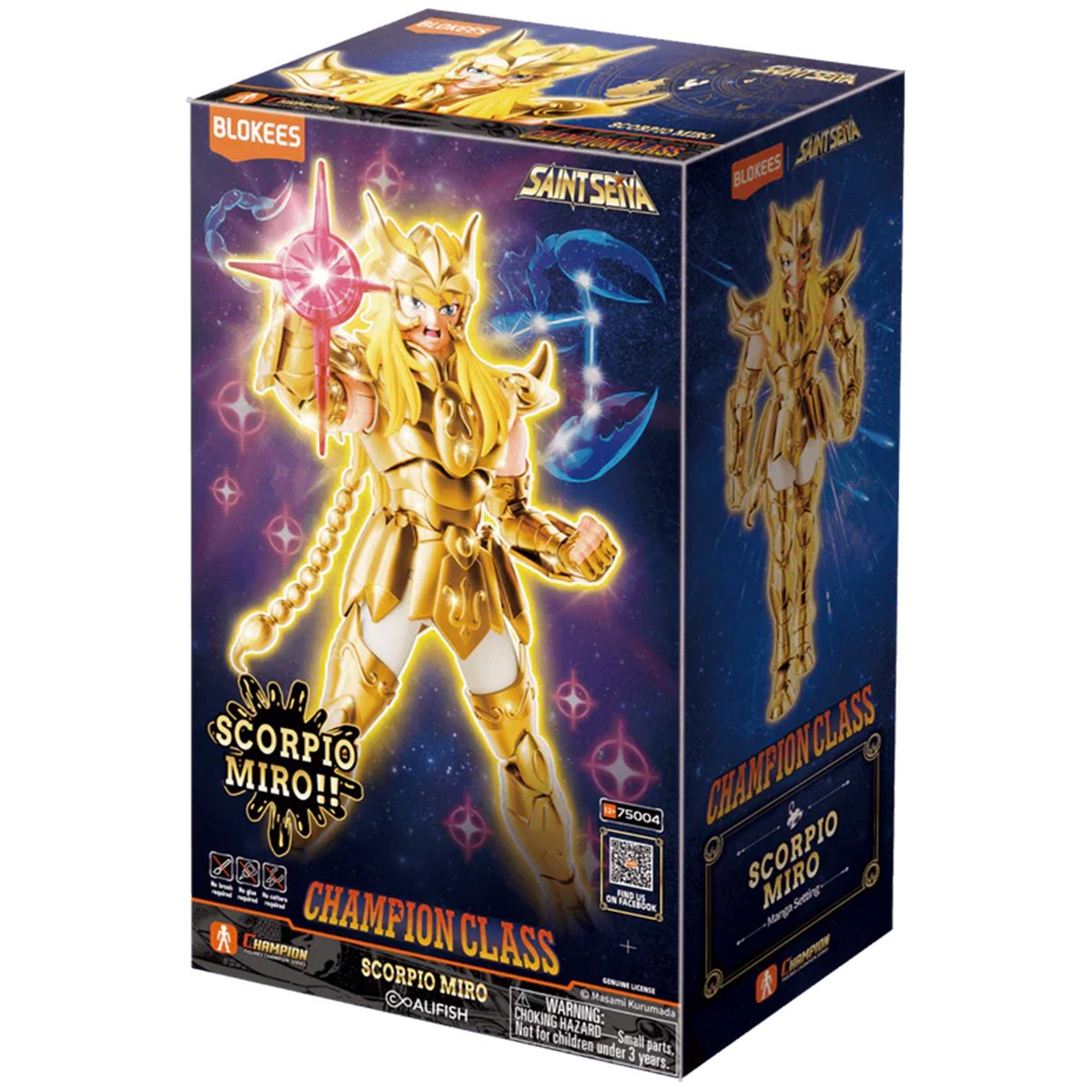 Saint Seiya Champion Class Scorpio Miro Blokees Model Kit