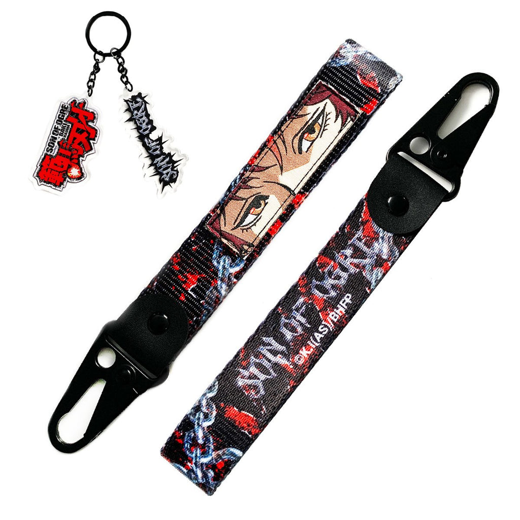 Baki the Grappler Baki Hanma Keystrap