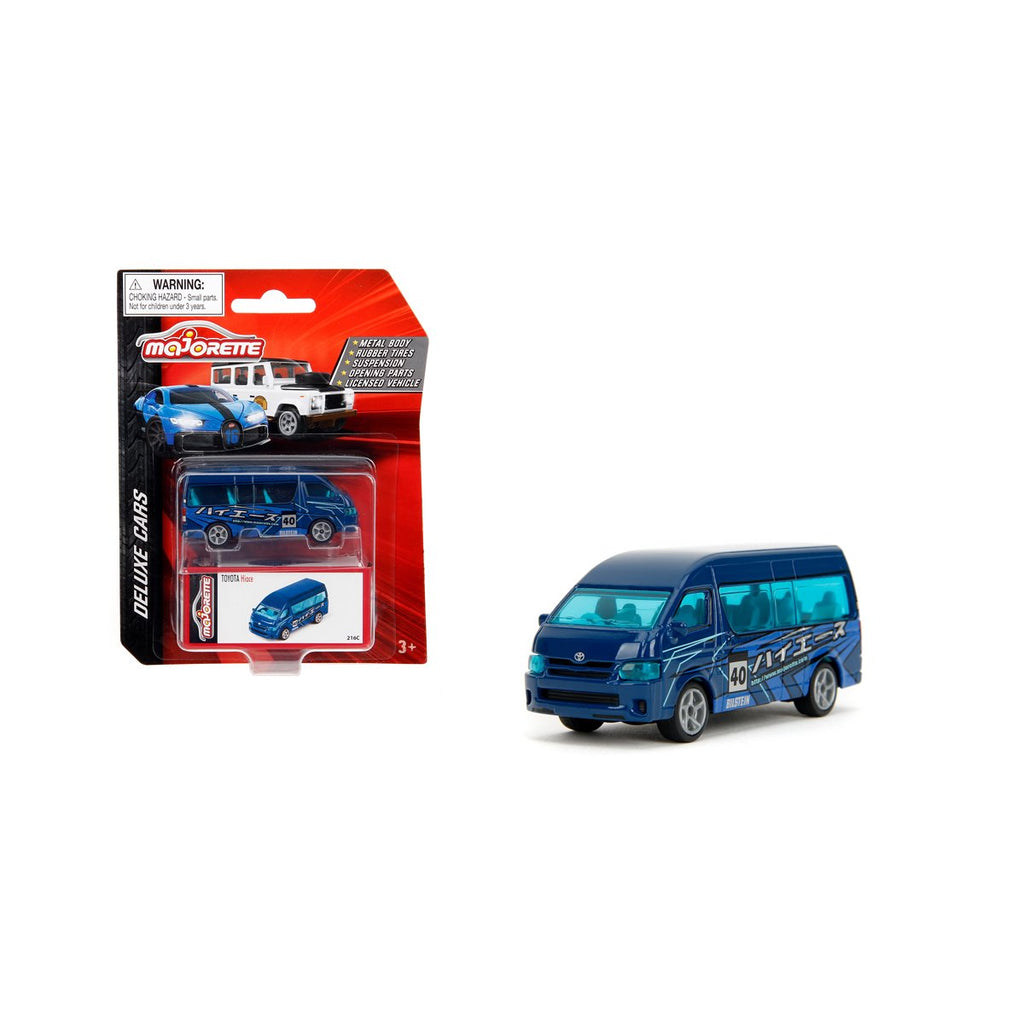 Majorette Deluxe Cars GTIN RFID 1:64 Scale Die-Cast Metal Vehicle Case of 6