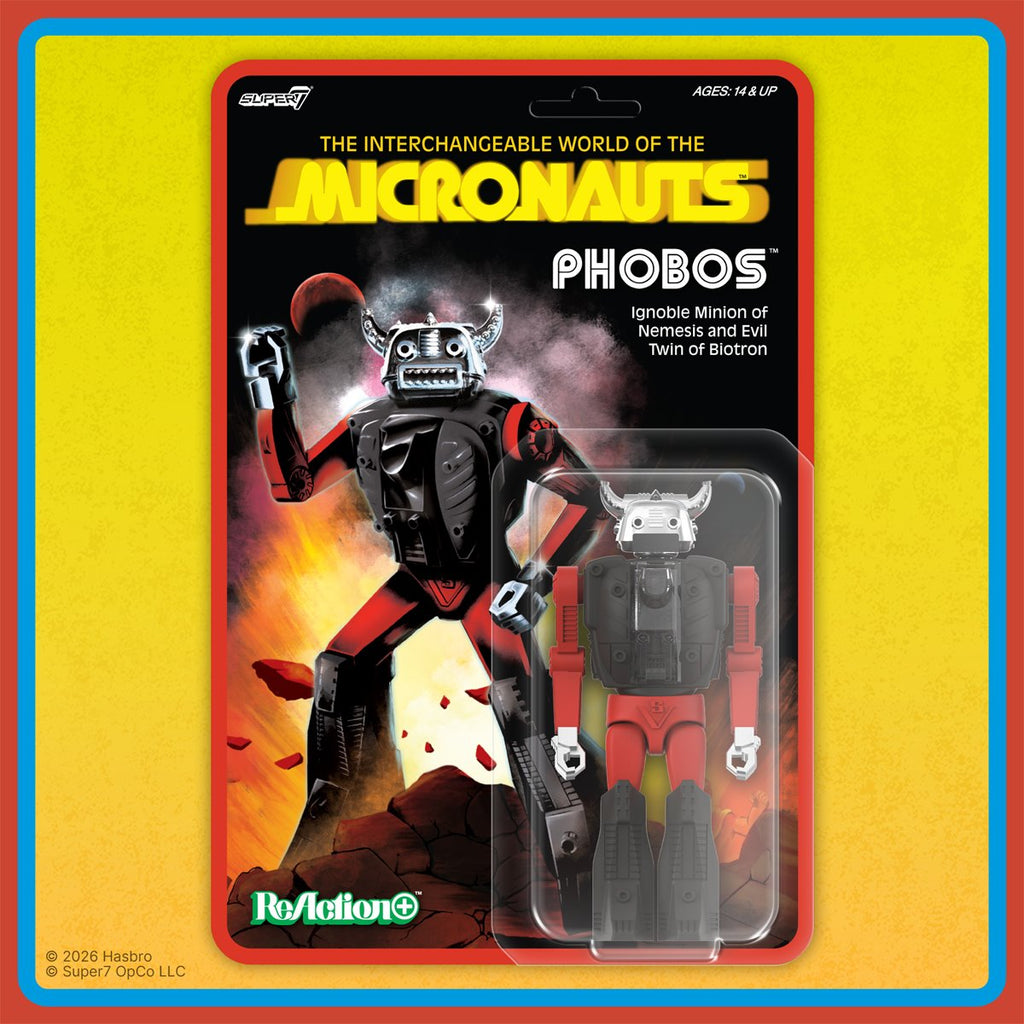 Micronauts Phobos 3 3/4-Inch ReAction+ Figure