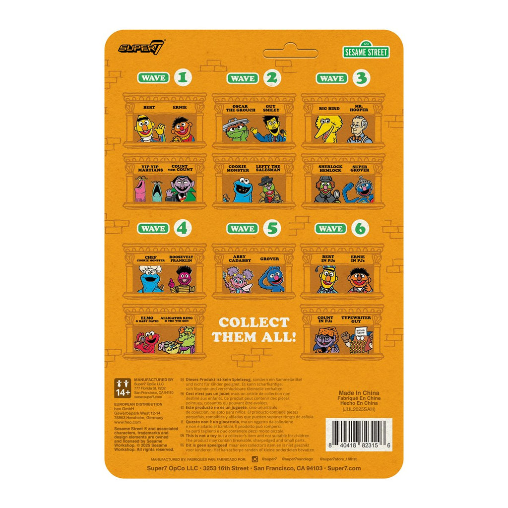 Sesame Street Bert (PJs) 3 3/4-Inch ReAction Figure