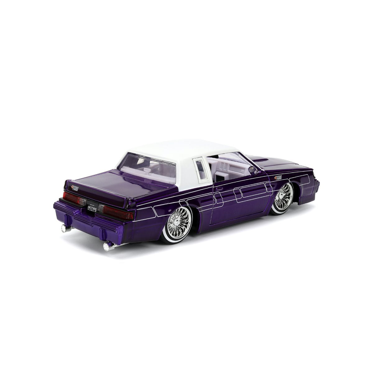 Bigtime Muscle 1987 Buick Grand National Candy Purple 1:24 Scale Die-Cast Metal Vehicle