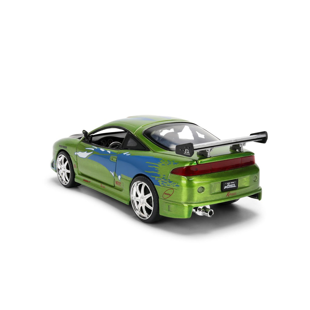 Fast and the Furious 25th Anniversary Brian's Mitsubishi Eclipse 1:24 Scale Die-Cast Metal Vehicle
