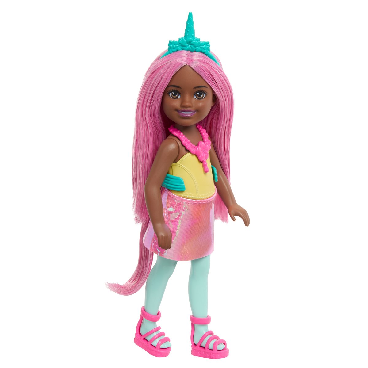 Barbie Chelsea Unicorn Doll with Pink Hair