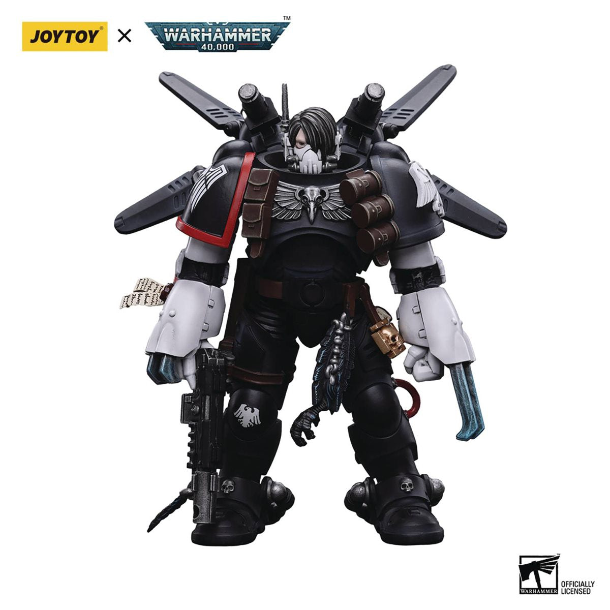 Joy Toy Warhammer 40,000 Raven Guard Chapter Master Kayvaan Shrike 1:18 Scale Action Figure