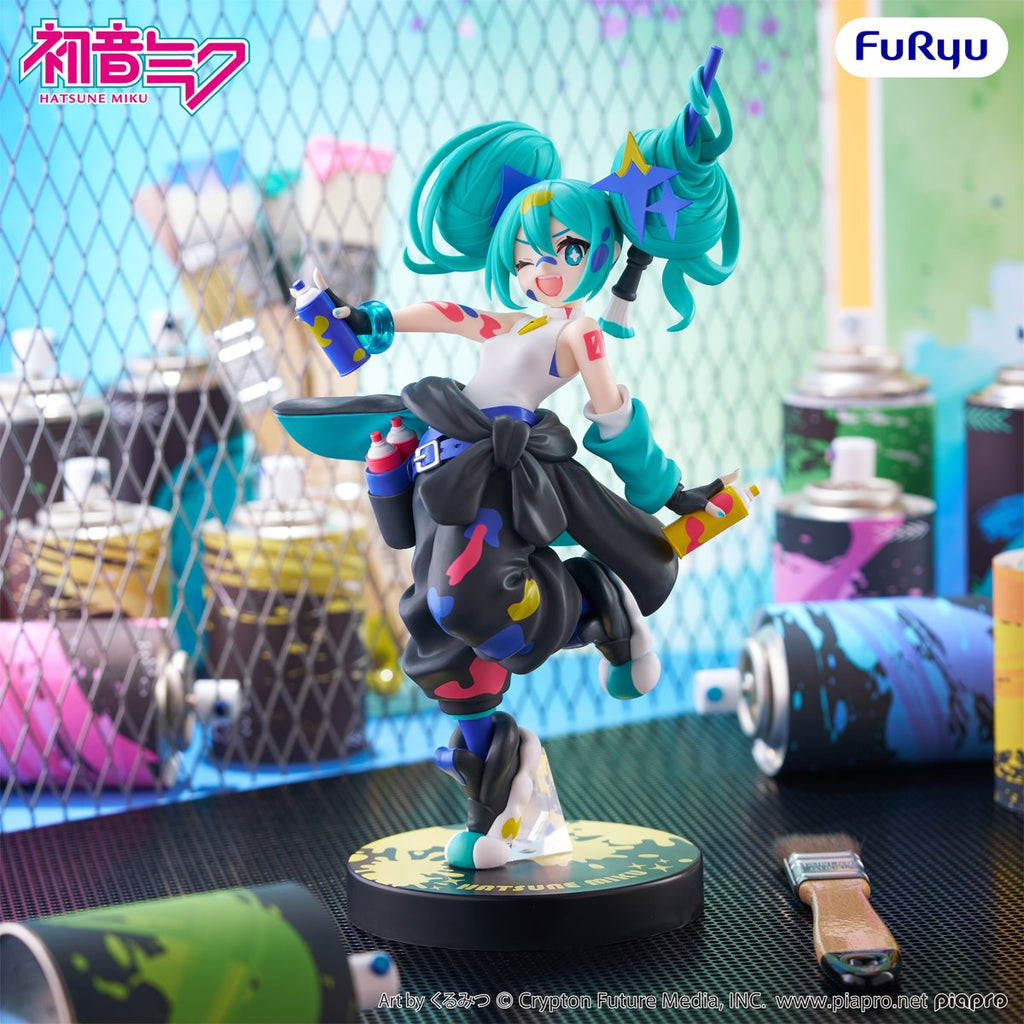 Vocaloid Hatsune Miku Paint Girl Another Color Muchute Statue