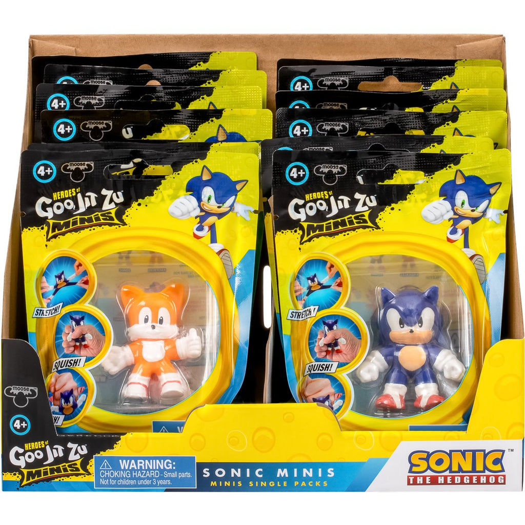 Sonic Series 3 Mini Heroes of Goo Jit Zu Figure Case of 12