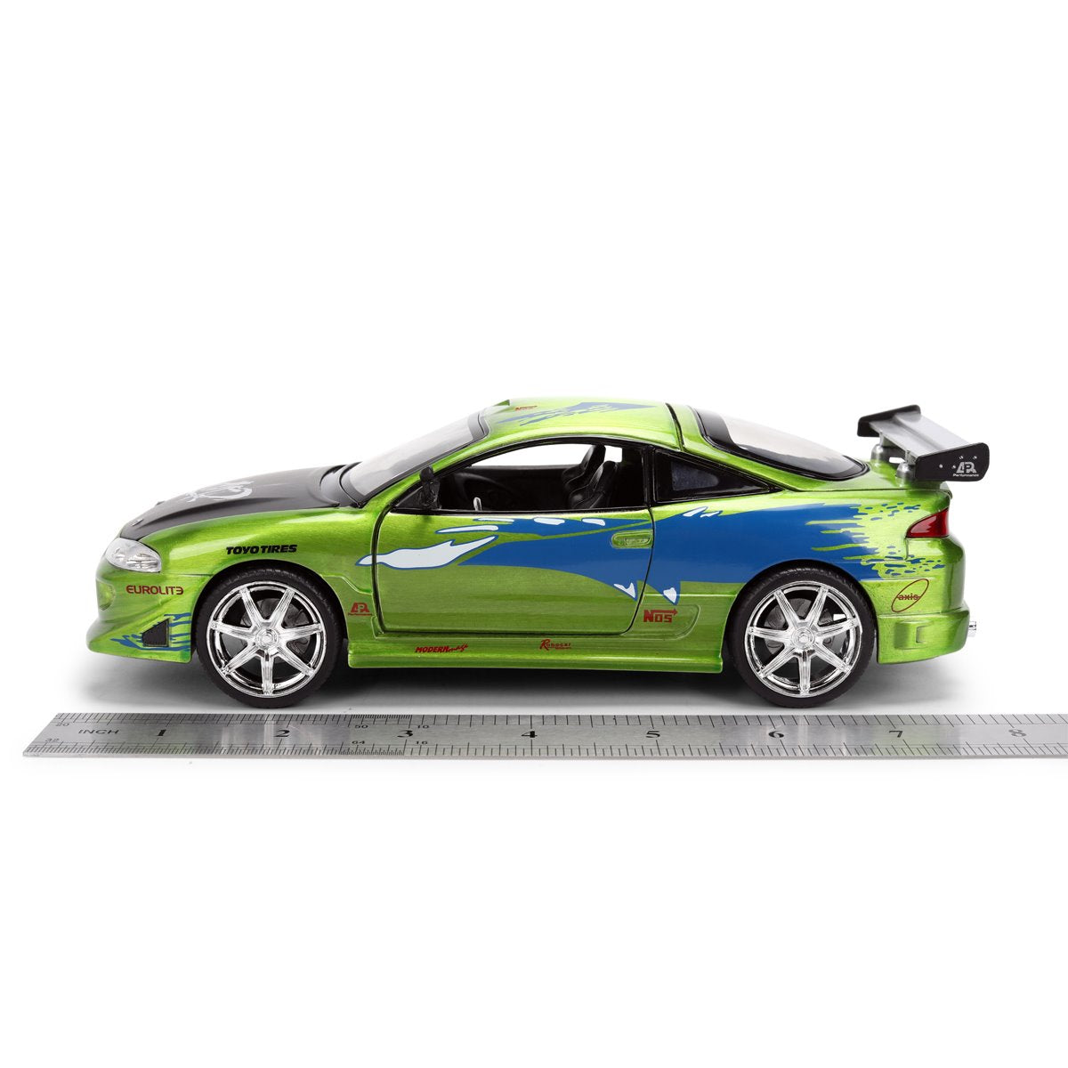 Fast and the Furious 25th Anniversary Brian's Mitsubishi Eclipse 1:24 Scale Die-Cast Metal Vehicle