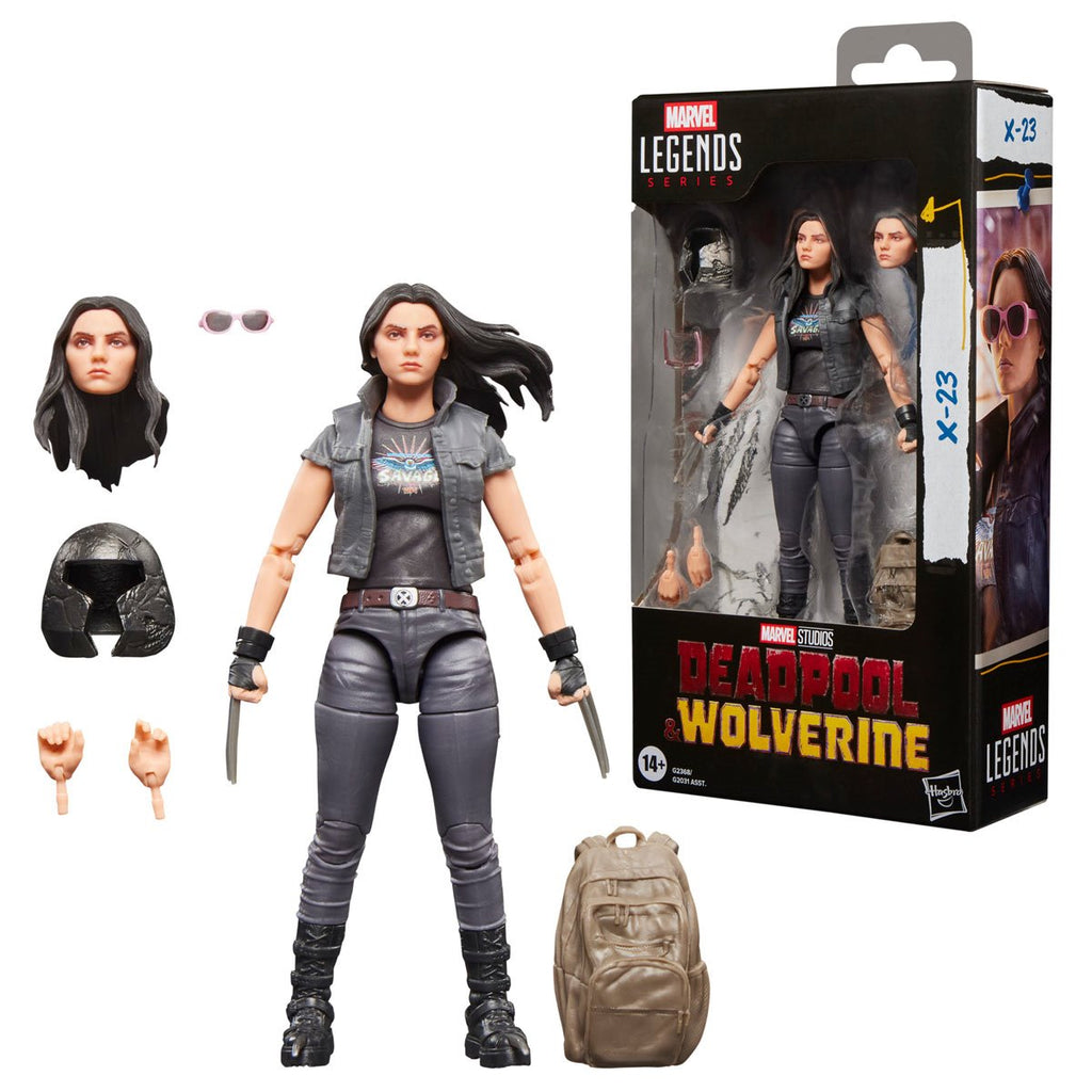 Deadpool & Wolverine Marvel Legends 6-Inch Action Figure Wave 2 Case of 6
