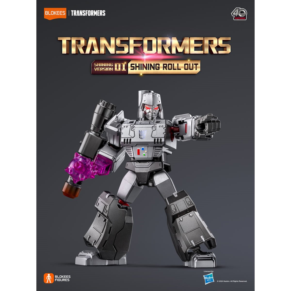 Transformers Shining Version 1 Shining Roll Out Blokees Mini Model Kit Case of 6