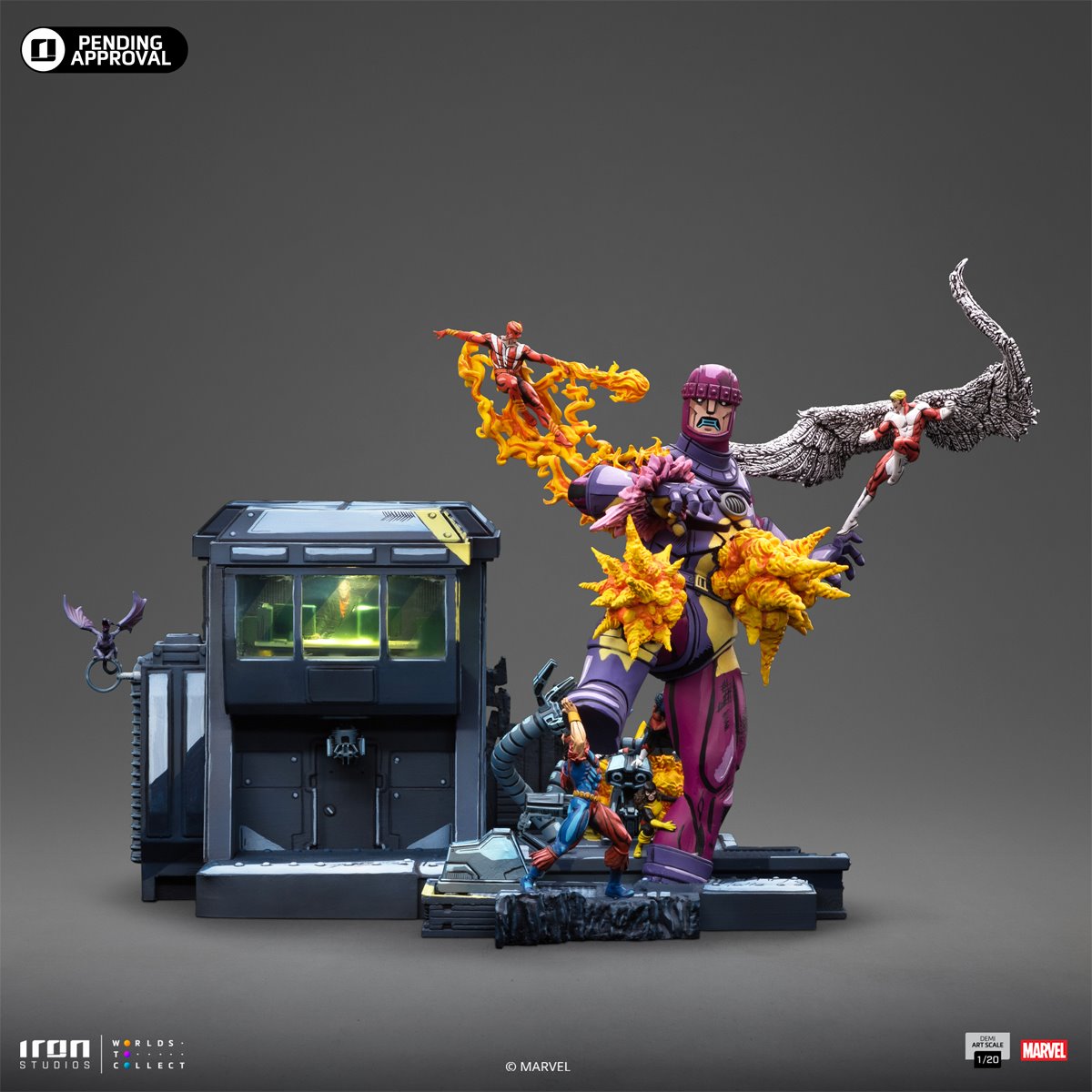 X-Men Danger Room Comic Color Variant 1:20 Demi Art Scale Limited Edition Diorama B Statue