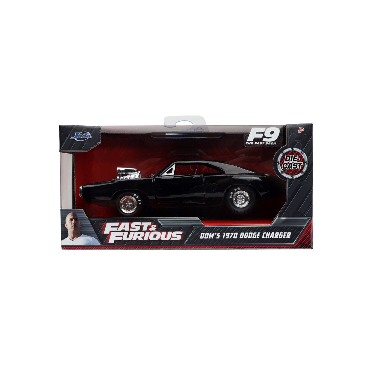 Fast and the Furious 9 Dom's 1970 Dodge Charger 1:32 Scale Die-Cast Metal Vehicle