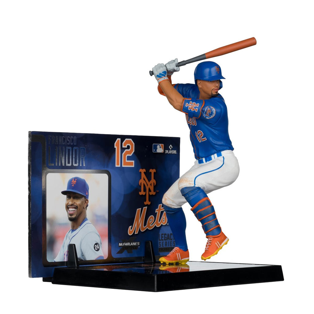 MLB SportsPicks New York Mets Francisco Lindor 7-Inch Posed Figure Case of 6