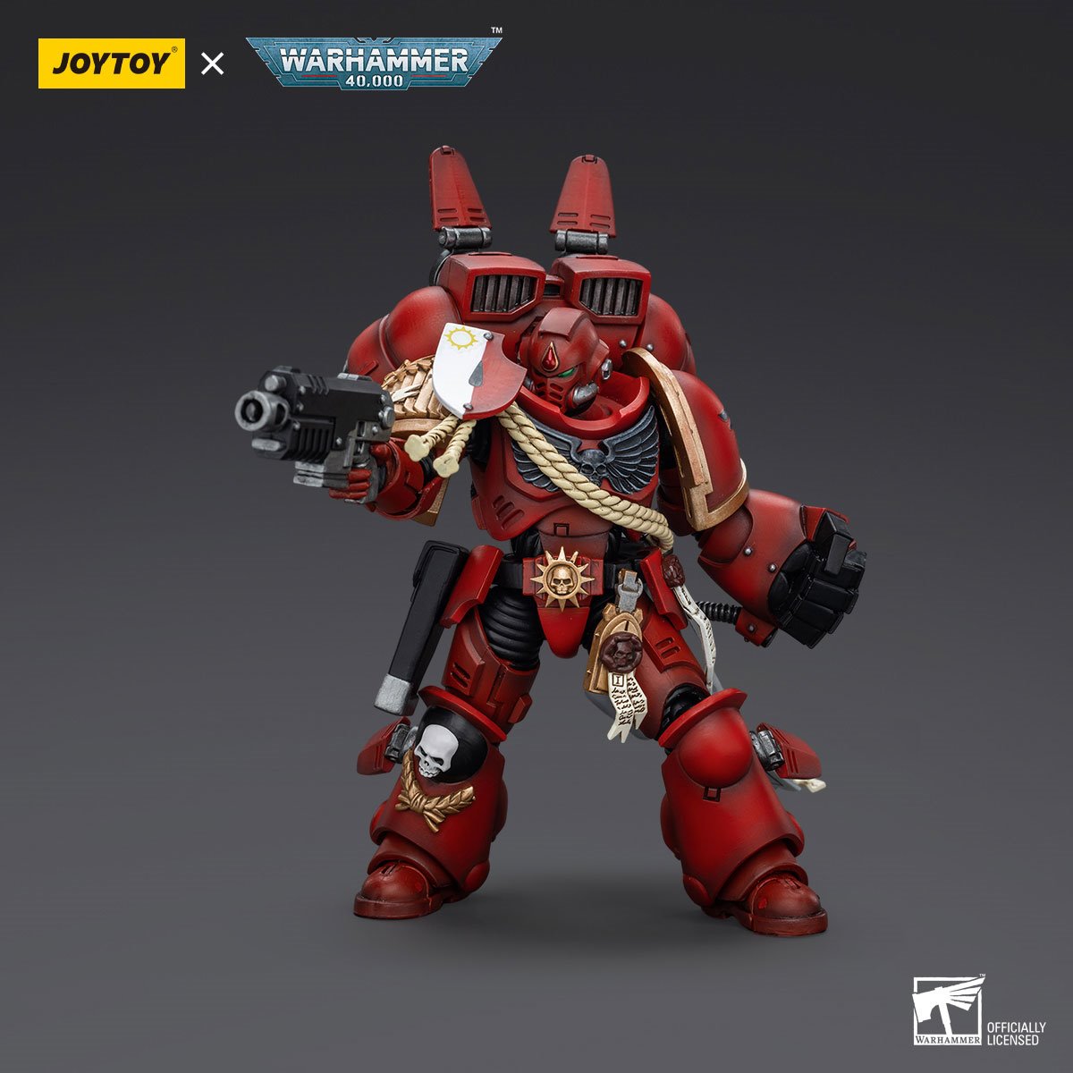 Joy Toy Warhammer 40,000 Blood Angels Captain with Jump Pack 1:18 Scale Action Figure
