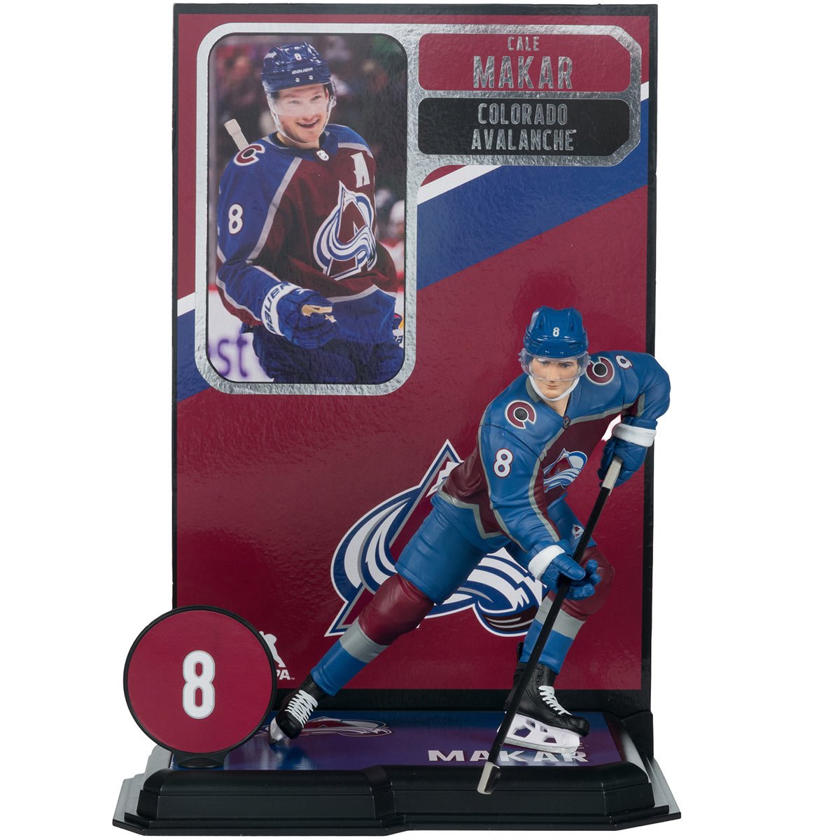 NHL SportsPicks Colorado Avalanche Cale Makar 7-Inch Posed Figure
