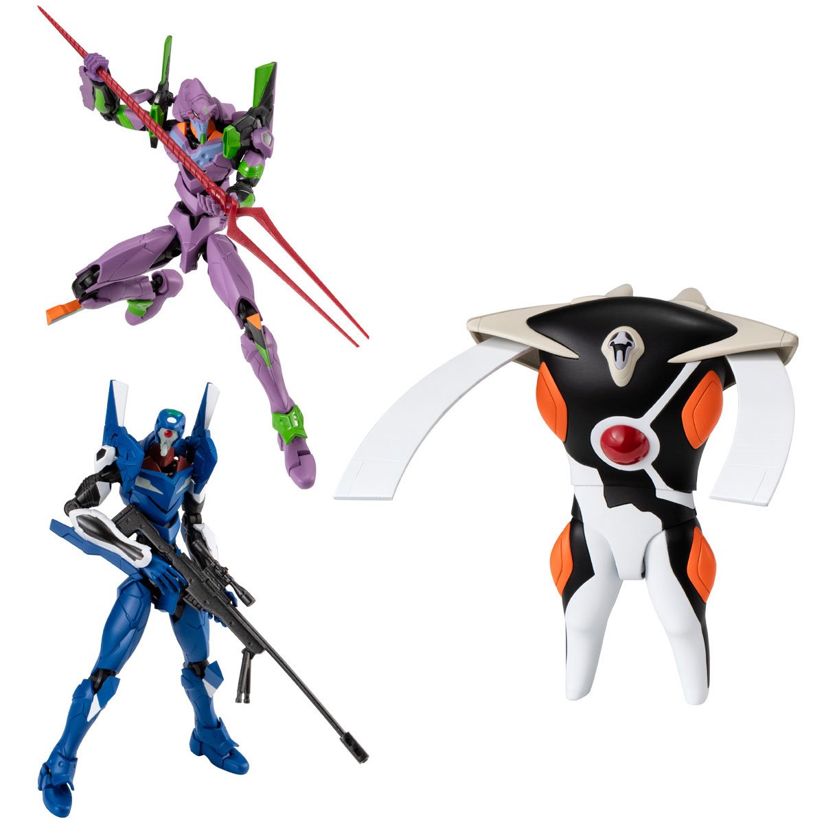 Neon Genesis Evangelion EVA Frame DX02 Model Kit Case of 3